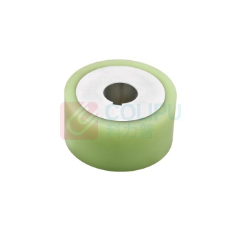 虎轴 滚轮 QAK06-D80-d20-L50-T5 A5052+聚氨酯