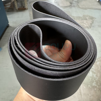 怡合达 平皮带 EMB34-W470-L1.2-VB 2mm (黑色) 亚光防静电 PVC加8*5导条