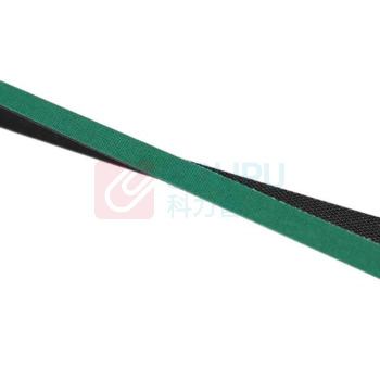 璐克斯 接驳台平皮带 2109x10x1.2mm (绿黑色) 货期15天