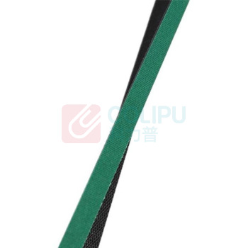 璐克斯 接驳台平皮带 2109x10x1.2mm (绿黑色) 货期15天