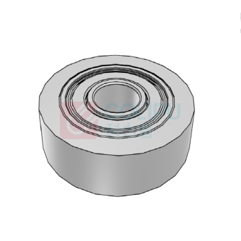 虎轴 包胶轴承 BBX01-A-d6-D20