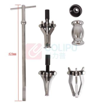 广一 三爪培令滑锤组拔轮器轴承拉马拉码取出器内轴承工具 5件套