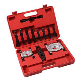 霍尔曼 多功能组套工具轴承拆卸工具双盘拉马 L35~75mm 14件/套
