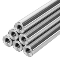 罗德力 内螺纹直线光轴加工导向轴带双头 SCJ22-D20-L471-M8-N