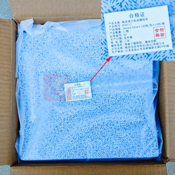 格洁 强力吸油擦拭布_片状 820717 30cm×30cm×100张/包×10包 (蓝色)