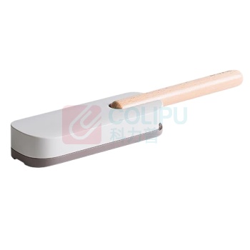 安赛瑞 扫床刷 7A00970 (灰色) 材质:主体:ABS+PP;手柄:木