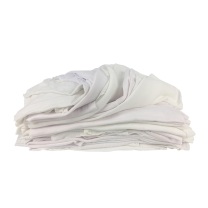 安赛瑞 全棉工业抹布 39810 30-70cm 净重5kg (白色)