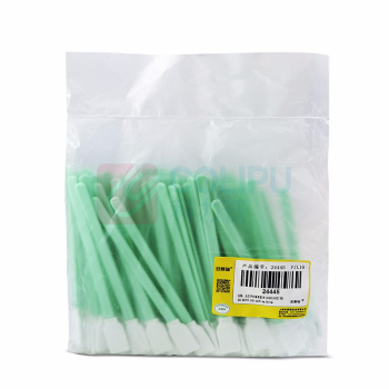 安赛瑞 无尘净化海绵棉签 24445 头宽14.5mm 头厚3.5mm 头长25.0mm 杆宽7.3mm 100支 (本色)
