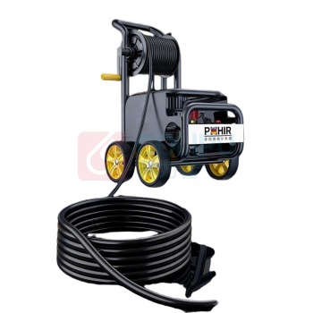 博赫尔 POHIR 商用洗车机大功率家用220V 2800W 340斤压力 20米管+卷轴收纳