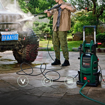 博世 BOSCH 轮式卷轴高压清洗机水压 AA 150滚 订货号:06008A7780
