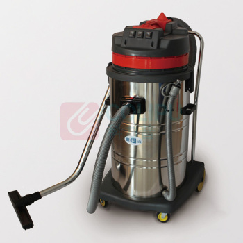 鼎洁盛世 手推工业吸尘器酒店商场商业用吸尘吸水机干湿两用80L DJ2480