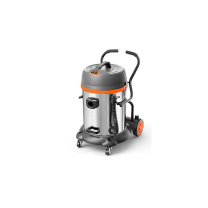 亿力 YILI 工业吸尘器 2800W 大型60L双电机商用款 商用大功率装修桶式吸尘器干湿两用