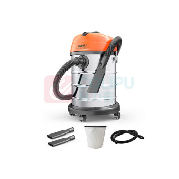 亿力 YILI 工业吸尘器 1400W 小型35L洗车汽保专用款 商用大功率装修桶式吸尘器干湿两用