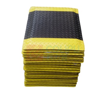 鸣固 防滑垫 ZJ3711 抗疲劳 20mm 900×600×20 600×900×20mm 600×900×200mm PVC 生产车间 平铺 防滑 黑黄色 1件/件 件