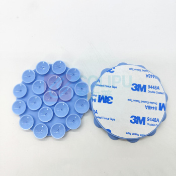 拓圣利 硅胶吸盘多功能无痕防滑垫 GJXP-19粒 圆形70mm (30片/包)