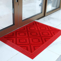 米奇特工 AGENTS MICKEY 室外防滑垫地垫 JDD-47 三刷加密款-纯红色90cm*150cm