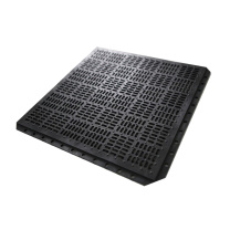 爱柯部落 洁伦经济型C型拼接防滑垫 30*30cm (黑色)