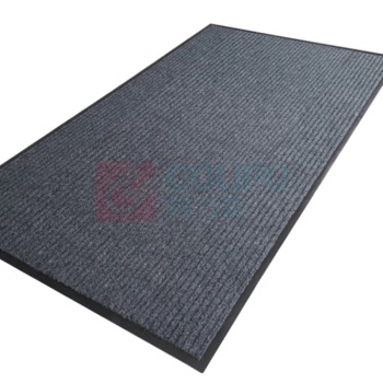 安赛瑞 双条纹地垫拼接款 尺寸:1500*4040mm,厚度5-6mm不包边 (灰色)