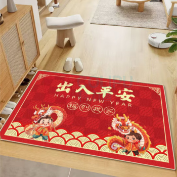 安赛瑞 地垫 材质:水晶绒 60×90cm 印客户logo