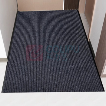 春利 地毯 1200mm 1800×6mm 条纹丙纶绒面PVC防滑底 (灰色) 60条起订