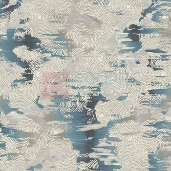 杜克恩 地毯 DKEYM-01 手工新西兰羊毛 1*1m (蓝白色)