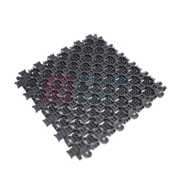 爱柯部落 布伦拼块刮砂除尘 防滑地垫 20cm*20cm*10mm (灰)