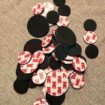 3M 椅子脚垫 圆形款 60片 (黑色)