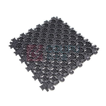 爱柯部落 PVC模块拼接刮沙地垫 20cm*20cm (灰色)