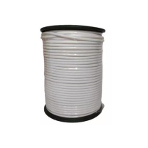 璐克斯 PVC地线条补地胶条 直径4mm 厚度3mm (纯白色) 长度100米一卷 货期27天