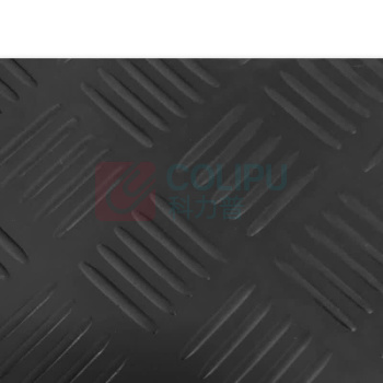 安赛瑞 高压绝缘地垫 16092 10KV(1×1m)厚度5mm (黑色五杠) 天然橡胶材质