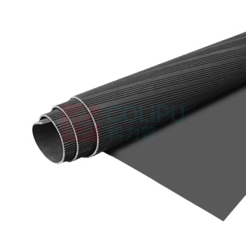 安赛瑞 高压绝缘地垫 17325 5KV(1×10m)厚度3mm (黑色横纹) 天然橡胶材质