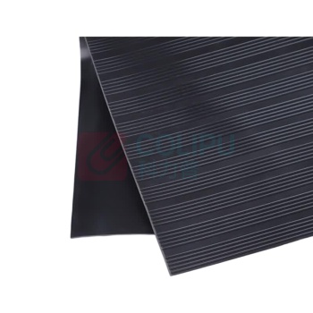 安赛瑞 高压绝缘地垫 17325 5KV(1×10m)厚度3mm (黑色横纹) 天然橡胶材质