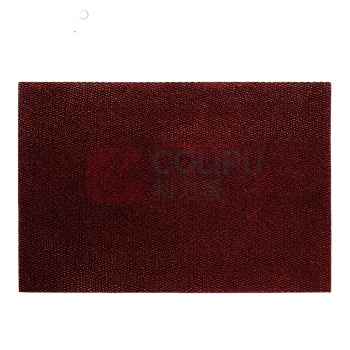 安赛瑞 菠萝纹地垫 EA700150 1.5米 涤纶毯面+PVC底 (暗红色) 1张