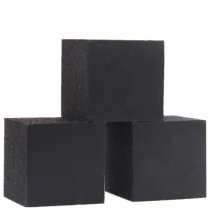 智探政物 橡胶减震垫 50*50*50mm (5个装) 设备防震垫橡胶垫橡胶皮垫