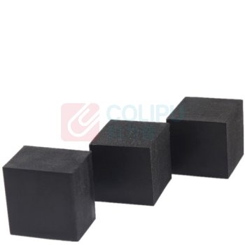 智探政物 橡胶减震垫 50*50*50mm (5个装) 设备防震垫橡胶垫橡胶皮垫