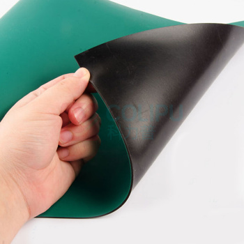 OIMG 防静电台垫 160*70CM*3MM厚 (绿色) 桌垫耐高温橡胶垫实验室桌垫