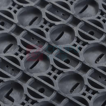 安赛瑞 楼梯地垫 7R00118 厚度13mm 27.5×215cm (菠萝纹灰色) PVC+丙纶
