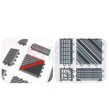 安赛瑞 室外镂空除尘地垫 23329 尺寸:60*90cm 单块尺寸15*15cm 厚度25mm (灰色) 材质:EVA