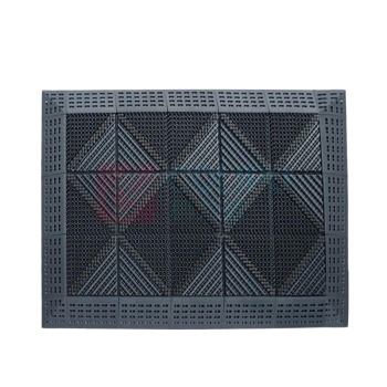 安赛瑞 室外镂空除尘地垫 23373 尺寸:75*120cm 单块尺寸15*15cm 厚度25mm (单刷灰刷灰底) 材质:EVA+PA66尼龙刷