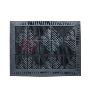 安赛瑞 室外镂空除尘地垫 23331 尺寸:60*90cm 单块尺寸15*15cm 厚度25mm (单刷灰刷灰底) 材质:EVA+PA66尼龙刷