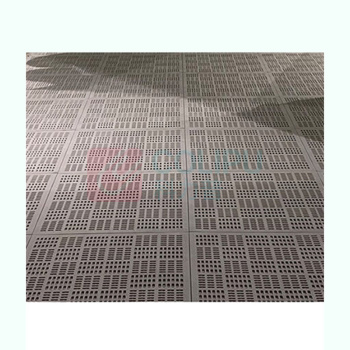 爱柯部落 经济型PVC疏水防滑垫 110313 30cm*30cm*9mm (浅灰色)