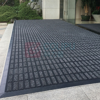 爱柯部落 PVC模块拼接地垫A02 艾伦 5921995 19.5cm*19.5cm*12mm (深灰色) 需另搭配边条拼接
