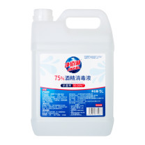 净佰俐 JINGBL 75%酒精消毒液 5L/桶