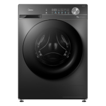 美的 Midea 滚筒洗衣机全自动家用 1.1洗净比 12公斤洗烘一体机 节能净速 MD120V36T