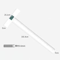 上汇 有机丁字尺 3800 100cm 5把/包