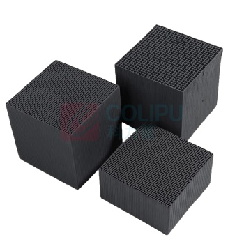 安赛瑞 蜂窝活性炭 700664 100mmx100mmx100mmx1.5mm 一箱18块(防水型)