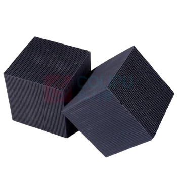 安赛瑞 蜂窝活性炭 700664 100mmx100mmx100mmx1.5mm 一箱18块(防水型)