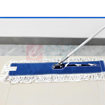 安赛瑞 商用平板排拖把 12876 尺寸:60cm(4把装) 重量:1.5kg (白色) 材质:棉纱线