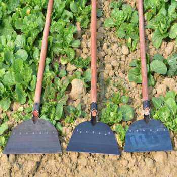 企桥 BRIDGEE 农用铲子 锯片钢推铲中号+1.2米槐木柄