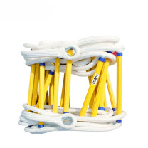 Hertzeden 管式救援安全爬梯软梯 树脂软梯 涤纶材质 HE-Dn/T5 16mm 5米 